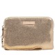 Metallic Leather Power Purse