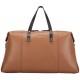 Smooth Leather Twin Strap Holdall