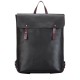 Smooth Leather Flapover Backpack