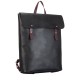 Smooth Leather Flapover Backpack