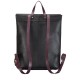 Smooth Leather Flapover Backpack