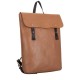 Smooth Leather Flapover Backpack