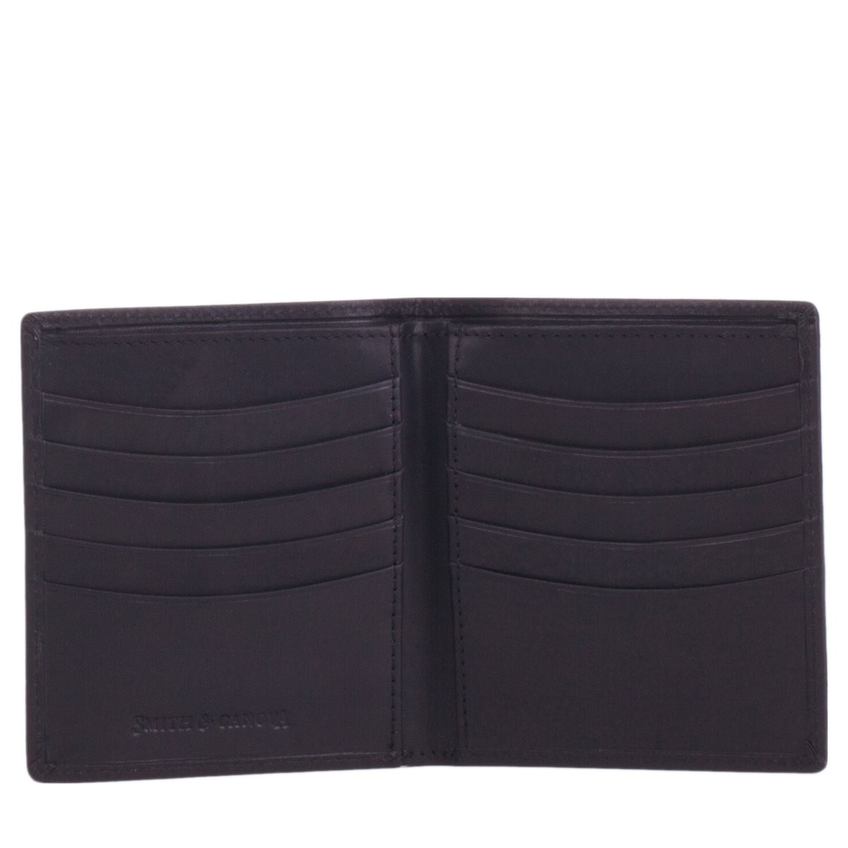 Smooth Leather Bi-fold Card Wallet - Smith & Canova
