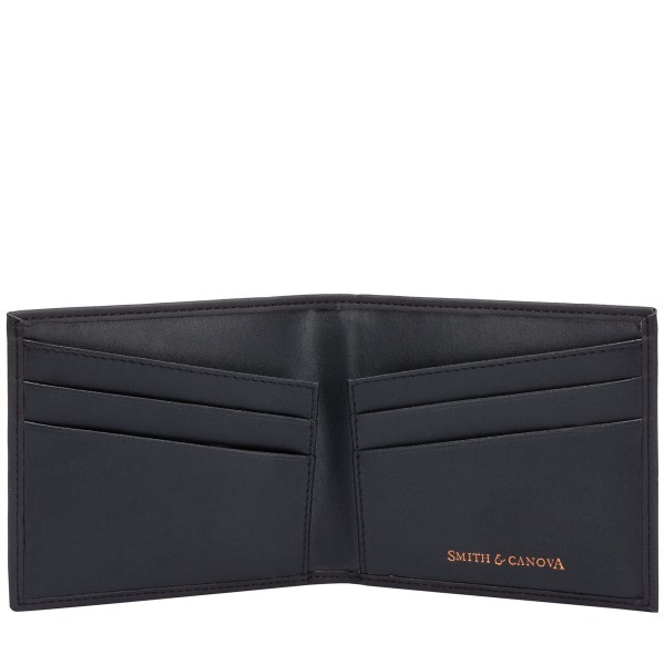 Smooth Leather Bi-fold Wallet