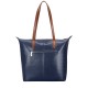 Twin Strap Zip Top Tote Bag