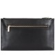 Zip Top Hand Strap Clutch Bag