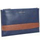 Zip Top Hand Strap Clutch Bag