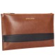 Zip Top Hand Strap Clutch Bag