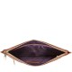Zip Top Hand Strap Clutch Bag