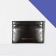 High Shine Leather Credit Card Case