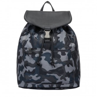 Front Pocketed Drawstring Backpack