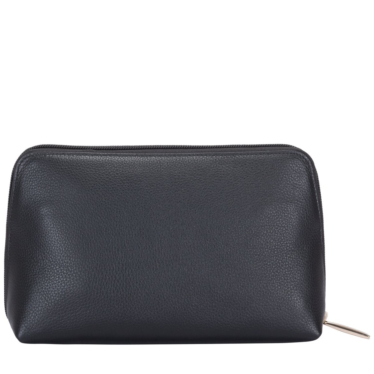Download Soft Grain Leather Zip Top Cosmetic Bag - Smith & Canova