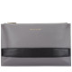 Zip Top Hand Strap Clutch Bag