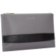 Zip Top Hand Strap Clutch Bag