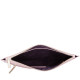 Zip Top Hand Strap Clutch Bag