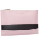 Zip Top Hand Strap Clutch Bag