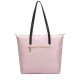 Twin Strap Zip Top Tote Bag