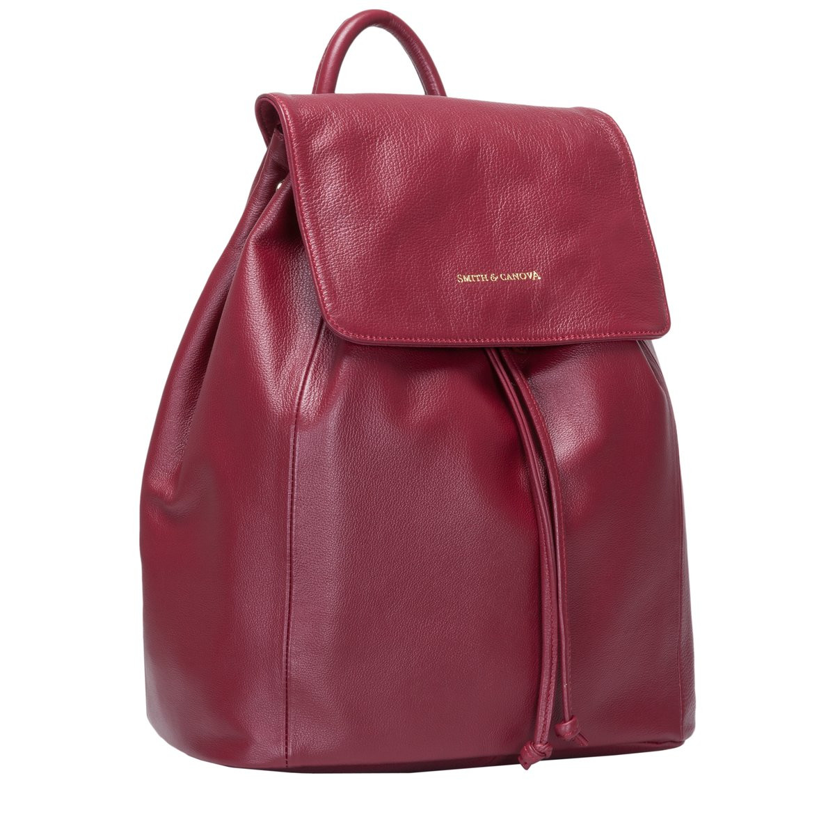 soft leather drawstring bag