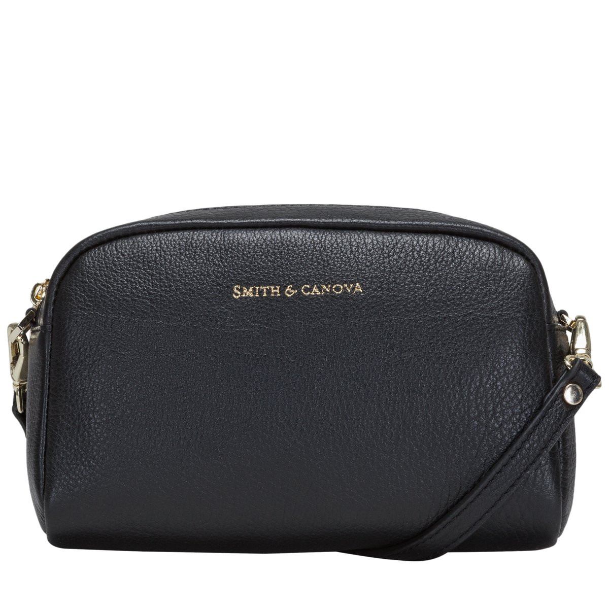 Small Soft Leather Zip Top Crossbody Bag - Smith & Canova