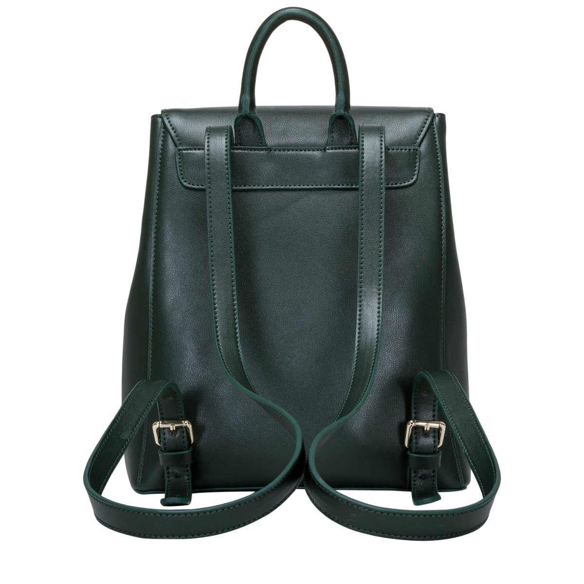 Structured Square Leather Backpack IUCN Water
