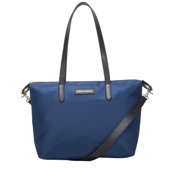 Nylon Zip Top Tote Bag