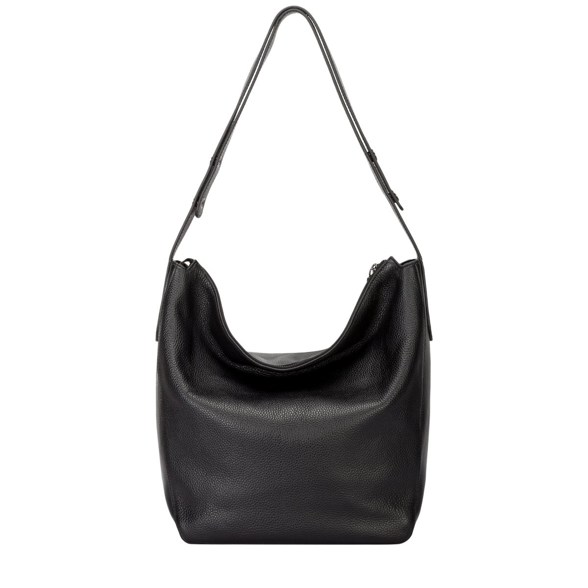 black slouch shoulder bag