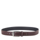 Hanging - Cream Edge Stitch Leather Belt