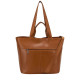 Smooth Leather E/w Tote / Shoulder Bag