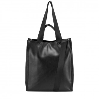 Smooth Leather Tote / Shoulder Bag