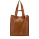 Smooth Leather Tote / Shoulder Bag