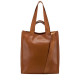 Smooth Leather Tote / Shoulder Bag