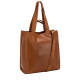 Smooth Leather Tote / Shoulder Bag