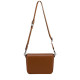 Smooth Leather Flap Over Cross Body Bag