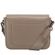 Smooth Leather Flap Over Cross Body Bag