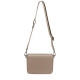 Smooth Leather Flap Over Cross Body Bag