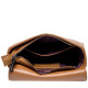 Smooth Leather Flap Over Belt Bag