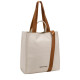 Croc Print Leather Structured Tote Bag