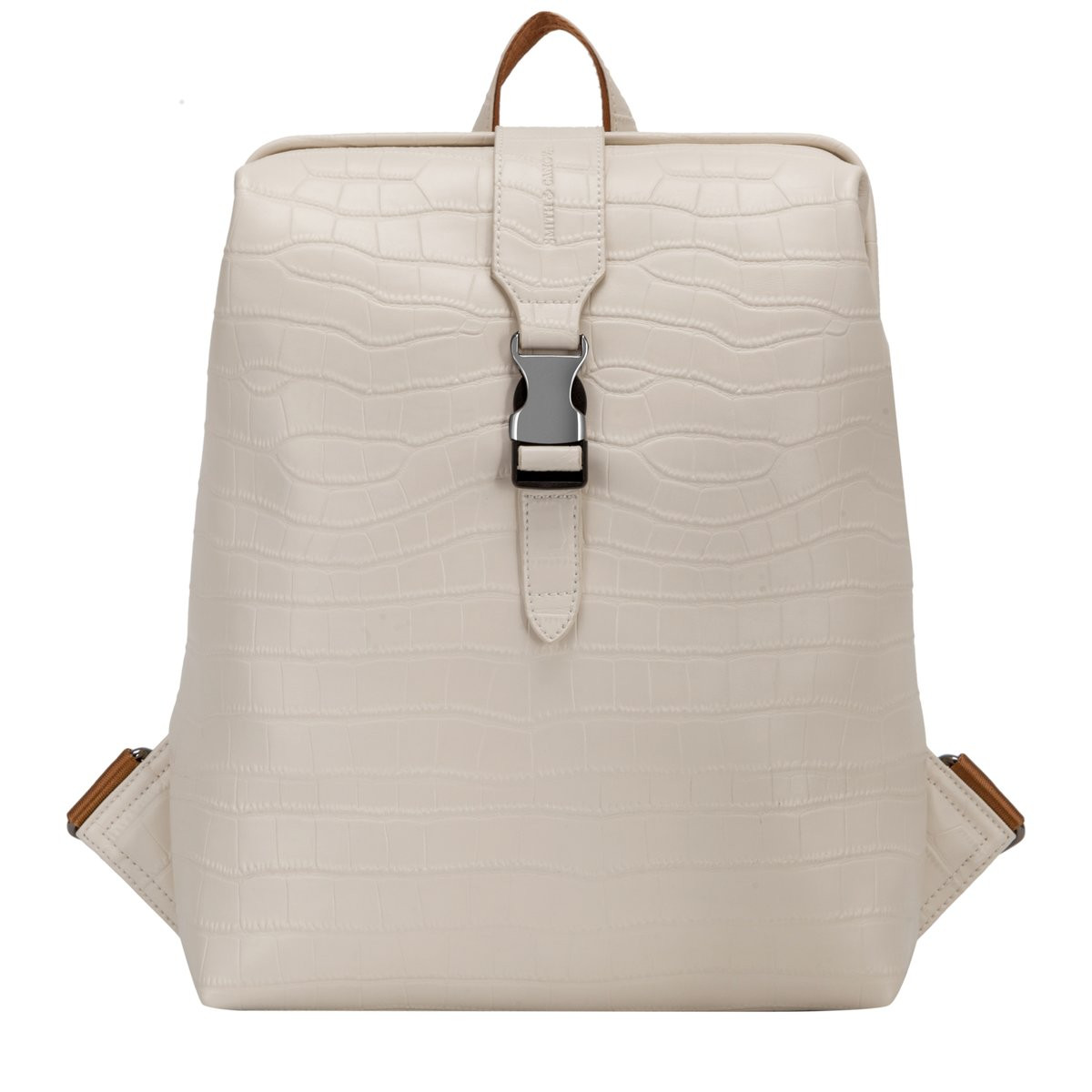 croc print backpack