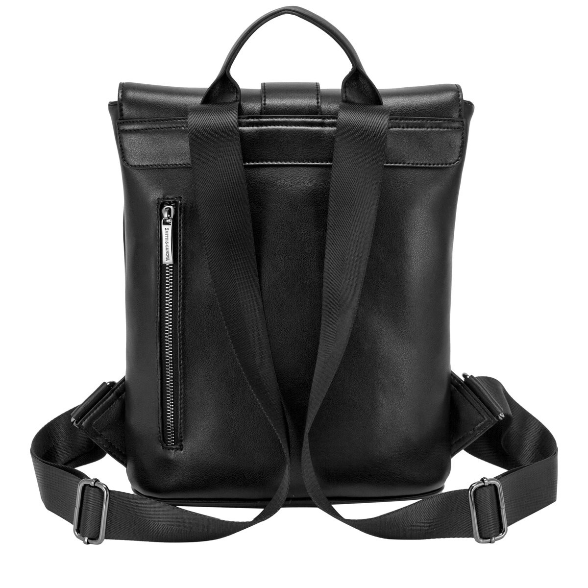 Smooth Leather Buckle Backpack - Smith & Canova