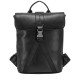 Smooth Leather Buckle Backpack