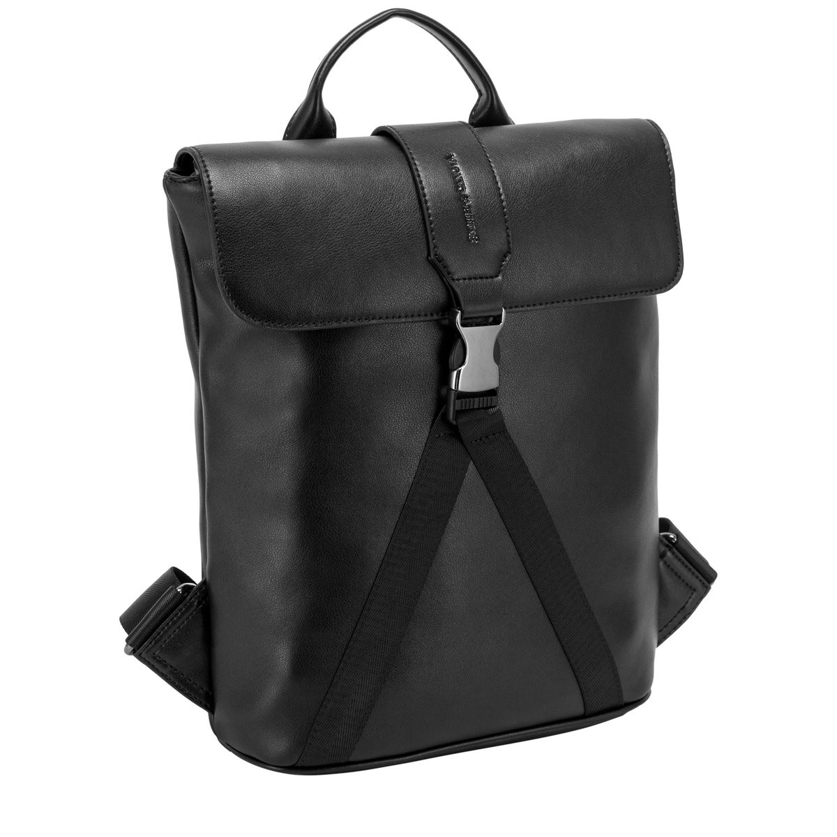 Smooth Leather Buckle Backpack - Smith & Canova