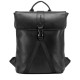 Large Smooth Leather Buckle Backpack