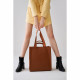 Smooth Leather Tote / Shoulder Bag