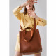 Smooth Leather Tote / Shoulder Bag