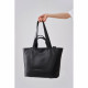 Smooth Leather E/w Tote / Shoulder Bag