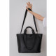 Smooth Leather E/w Tote / Shoulder Bag