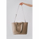 Smooth Leather E/w Tote / Shoulder Bag