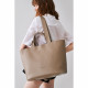 Smooth Leather E/w Tote / Shoulder Bag