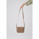 Smooth Leather Flap Over Cross Body Bag