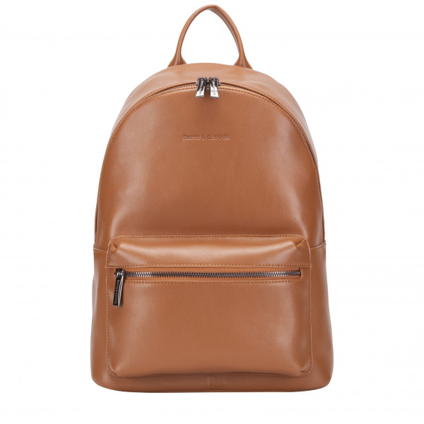 Smooth Leather Zip Around Backpack